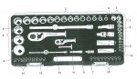 Proxxon 23294 Socket Set for Imperial sizes (65-piece) Spare Parts
